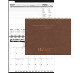 The President Monthly Planner - Leather