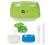 Wave Lunch Container With Custom Handle Box