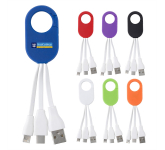 2-In-1 Charging Buddy With Carabiner Clip