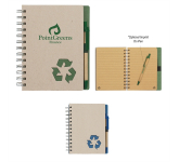 Eco-Inspired 5" x 7" Spiral Notebook & Pen