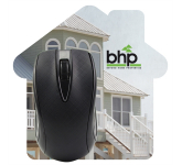 House Shaped Dye Sublimated Computer Mouse Pad