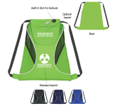 Sports Drawstring Backpack With Mesh Sides