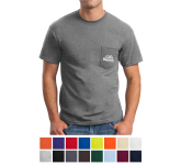 Gildan Ultra Cotton 100% Cotton T-Shirt with Pocket