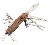 Sycamore Wooden 13-Function Pocket Knife