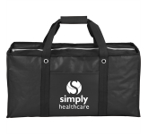 Oversized Laminated Non-Woven Zippered Tote