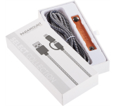Paramount 3-in-1 Fabric Charging Cable