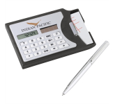 Business Card Holder with Calculator