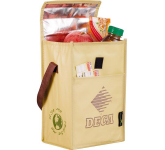 Laminated Non-Woven Brown Baggin' It Lunch Bag