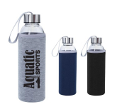 18 oz. Aqua Pure Glass Water Bottle