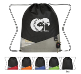 Non-Woven Cross Sports Drawstring Bag