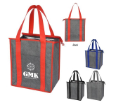 Heathered Non-Woven Cooler Tote Bag