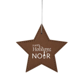 Leatherette Ornament - Star