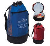 Beach Bag With Insulated Lower Compartment