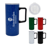 17 oz. Speckled Stainless Steel Travel Tumbler