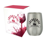 Stainless Steel Stemless Wine Glass With Custom Box