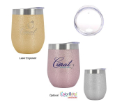 12 oz. Iced Out Vinay Stemless Wine Cup