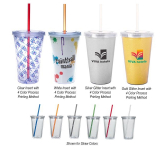 16 oz. Double Wall Acrylic Tumbler With Insert