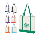 Non-Woven Tote Bag with Trim Colors