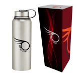40 oz. Stainless Steel Invigorate Water Bottle With Custom Box