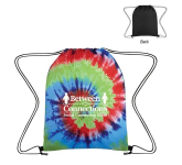 Tie-Dye Drawstring Sports Bag